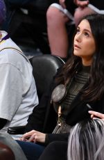 NINA DOBREV at Golden State Warriors vs. Los Angeles Lakers Game at Staples Center 10/16/2019