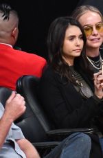 NINA DOBREV at Golden State Warriors vs. Los Angeles Lakers Game at Staples Center 10/16/2019