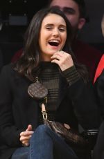 NINA DOBREV at Golden State Warriors vs. Los Angeles Lakers Game at Staples Center 10/16/2019