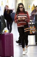 NINA DOBREV at JFK Airport in New York 10/06/2019