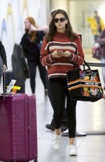 NINA DOBREV at JFK Airport in New York 10/06/2019