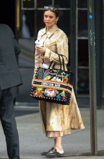 NINA DOBREV Leaves Bowery Hotel in New York 10/07/2019