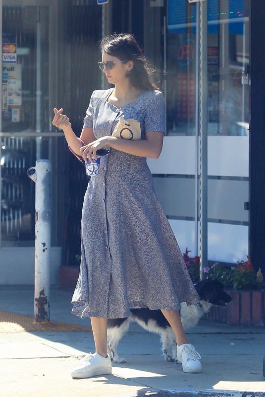 NINA DOBREV Out for Coffee in Hollywood 10/05/2019