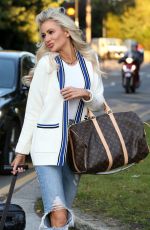 OLIVIA ATTWOOD on the Set of The Only Way Is Essex 10/02/2019