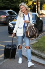 OLIVIA ATTWOOD on the Set of The Only Way Is Essex 10/02/2019