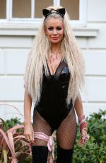 OLIVIA ATTWOOD on the Set of TOWIE Halloween Special 10/21/2019