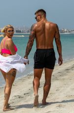 OLIVIA BUCKLAND in Bikini at a Beach in Dubai 10/03/2019