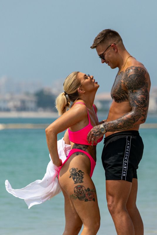 OLIVIA BUCKLAND in Bikini at a Beach in Dubai 10/03/2019