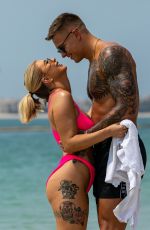 OLIVIA BUCKLAND in Bikini at a Beach in Dubai 10/03/2019