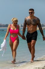 OLIVIA BUCKLAND in Bikini at a Beach in Dubai 10/03/2019