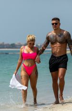 OLIVIA BUCKLAND in Bikini at a Beach in Dubai 10/03/2019