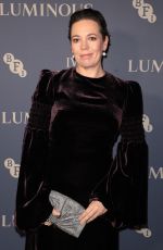 OLIVIA COLMAN at BFI Luminous Fundraising Gala in London 10/01/2019