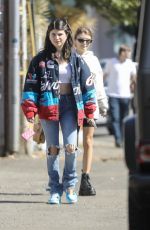 OLIVIA JADE and ISABELLA ROSE GIANNULLI Out in Beverly Hills 10/18/2019