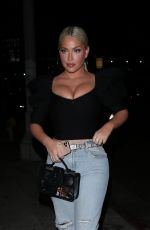 OLIVIA PIERSON Arrives at Kassi Club in Los Angeles 10/30/2019