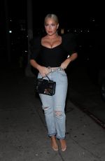 OLIVIA PIERSON Arrives at Kassi Club in Los Angeles 10/30/2019