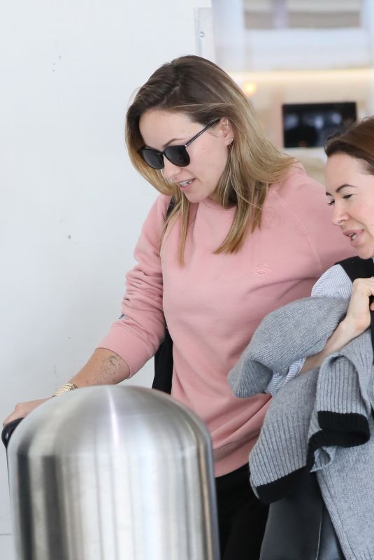 OLIVIA WILDE at Los Angeles Intenrnational Airport 10/30/2019
