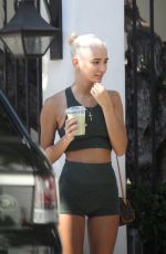 PIA MIA PEREZ at Gracias Madre in West Hollywood 10/26/2019