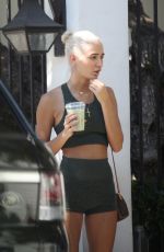 PIA MIA PEREZ at Gracias Madre in West Hollywood 10/26/2019