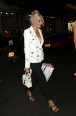 PIXIE LOTT Leaves Chiltern Firehouse in London 10/05/2091