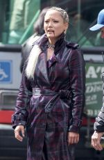 POM KLEMENTIEFF on the Set of Thunder Force in Atlanta 10/23/2019