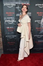 Pregnant ANNE HATHAWAY at Museum of Modern Love Premiere in New York 10/10/2019