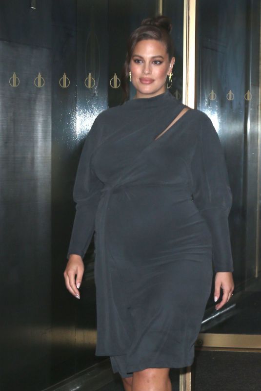 Pregnant ASHLEY GRAHAM Arrives at Today Show in New York 10/30/2019