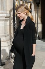 Pregnant CLEMENCE POESY at Stella McCartney Show at Paris Fashion Week 09/30/2019