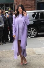 Pregnant JENNA DEWAN Arrives at Aol Build in New York 10/22/2019