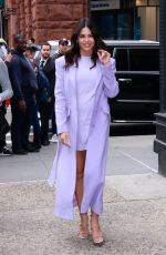 Pregnant JENNA DEWAN Arrives at Aol Build in New York 10/22/2019