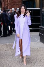 Pregnant JENNA DEWAN Arrives at Aol Build in New York 10/22/2019