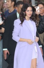 Pregnant JENNA DEWAN Arrives at Aol Build in New York 10/22/2019
