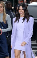 Pregnant JENNA DEWAN Arrives at Aol Build in New York 10/22/2019