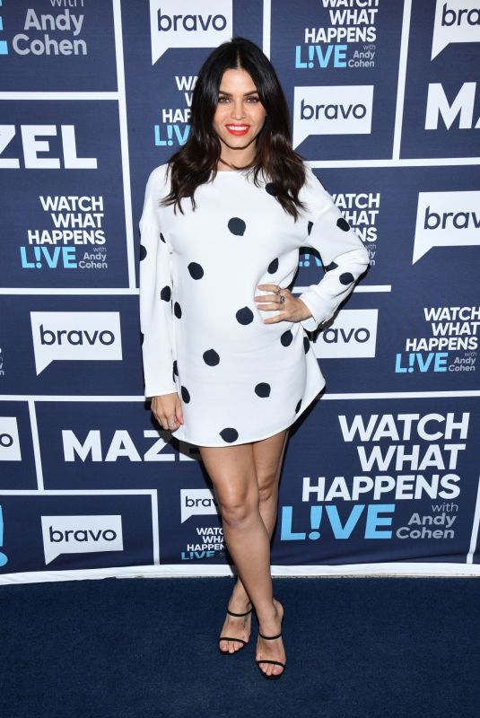 Pregnant JENNA DEWAN at Watch What Happens Live 10/23/2019