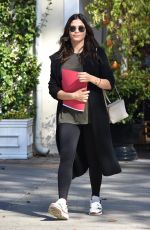 Pregnant JENNA DEWAN Out for Lunch in Studio City 10/29/2019