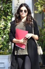 Pregnant JENNA DEWAN Out for Lunch in Studio City 10/29/2019
