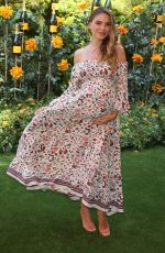Pregnant NINA SENICAR at Veuve Clicquot Polo Classic at Will Rogers State Park in Los Angeles 10/05/2019