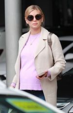 Pregnant RACHEL RILEY Arrives at Piccadilly Station in Manchester 09/30/2019