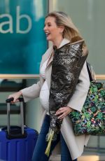 Pregnant RACHEL RILEY Leaves Countdown Set at Media City 10/02/2019