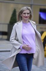 Pregnant RACHEL RILEY Out in London 10/01/2019