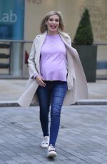 Pregnant RACHEL RILEY Out in London 10/01/2019