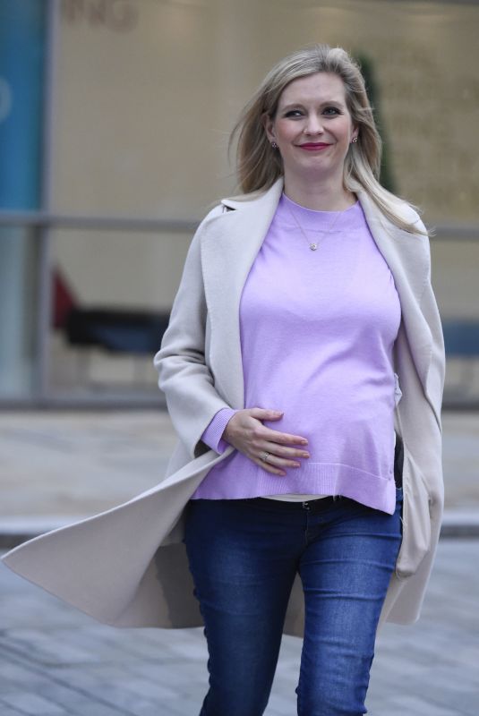 Pregnant RACHEL RILEY Out in London 10/01/2019