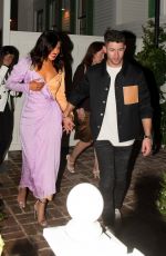 PRIYANKA CHOPRA and Nick Jonas Night Out in West Hollywood 10/14/2019