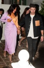 PRIYANKA CHOPRA and Nick Jonas Night Out in West Hollywood 10/14/2019