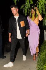 PRIYANKA CHOPRA and Nick Jonas Night Out in West Hollywood 10/14/2019