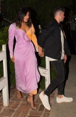 PRIYANKA CHOPRA and Nick Jonas Night Out in West Hollywood 10/14/2019