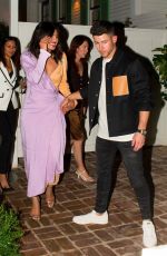 PRIYANKA CHOPRA and Nick Jonas Night Out in West Hollywood 10/14/2019