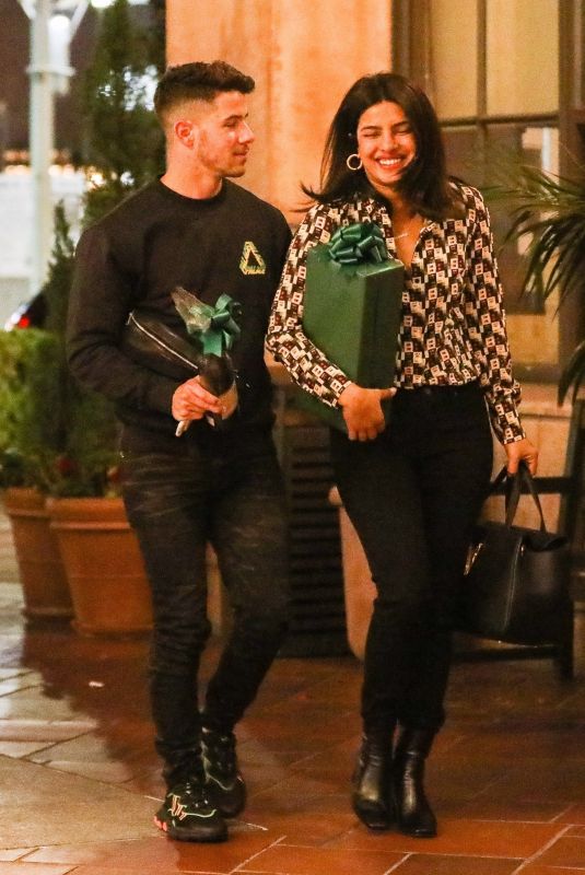 PRIYANKA CHOPRA and Nick Jonas Out in Beverly Hills 10/09/2019