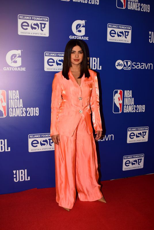 PRIYANKA CHOPRA at NBA Match in Mumbai 10/05/2019