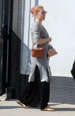 Probably Pregnant AMY ADAMS Out in Beverly Hills 10/13/2019