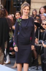 Prregnant LOUISE BOURGOIN at Le Defile L